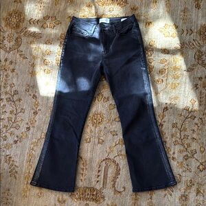 Women's Black Flared Jeans